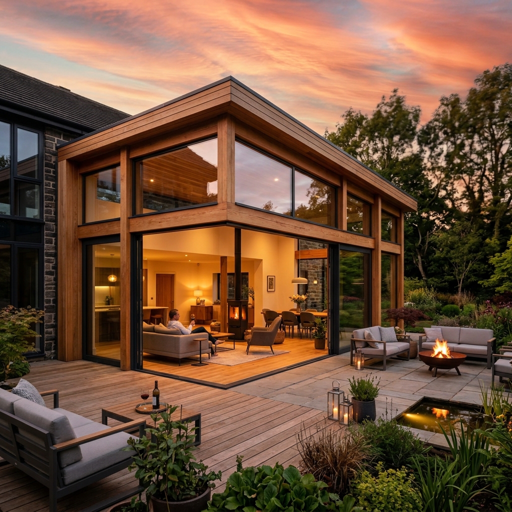 Extension maison moderne